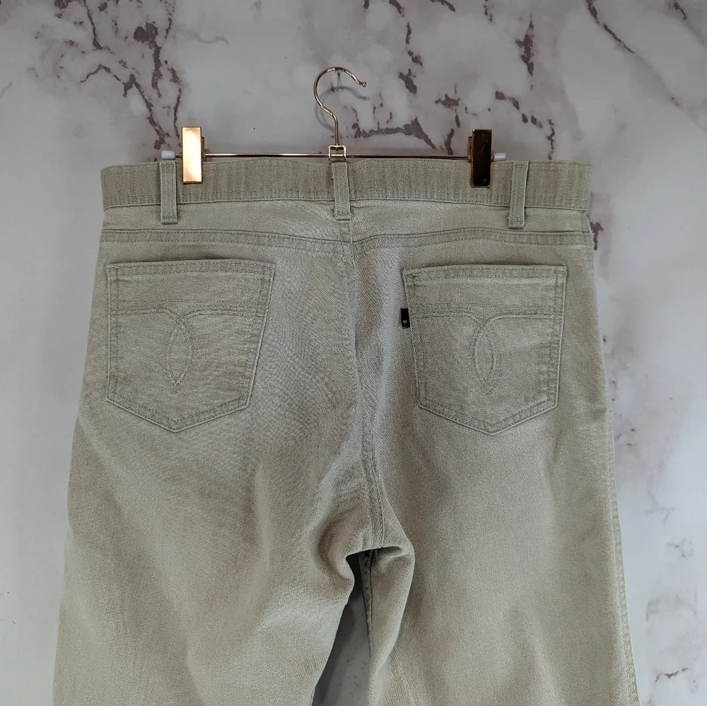 Vintage Levis Jeans Mens 32 X 28 Khaki Tan 90s Denim Relaxed Red Action Pant